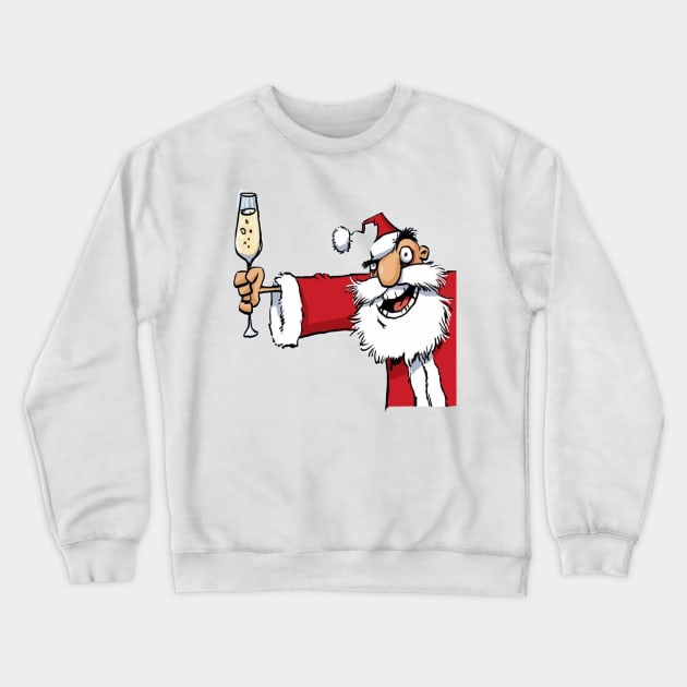 UGLY CHRISTMAS SANTA Crewneck Sweatshirt by NICOLASFASHION